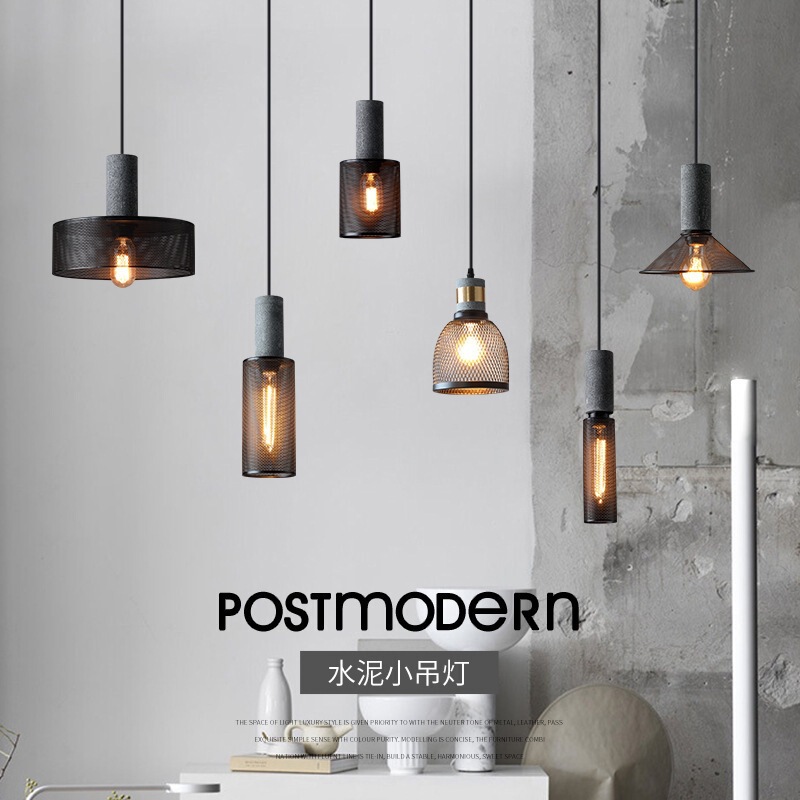 Cross-Border Retro Loft Industrial Style Cement Chandelier American Country B&B Coffee Shop Bar Restaurant Bar Lamps