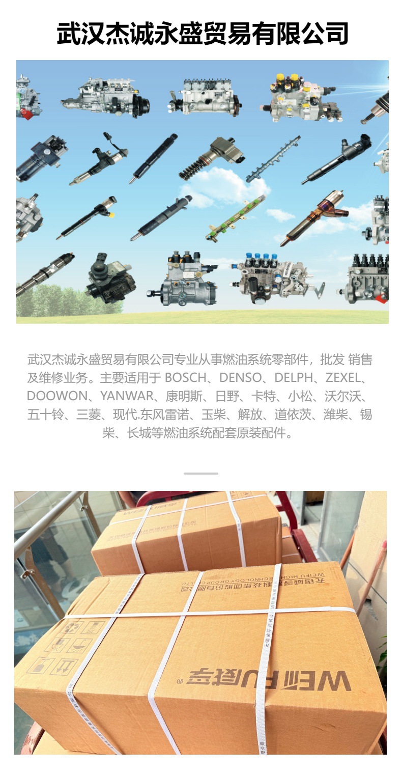 10532191652 Common rail injector, compatible with Yuchai D4N engine injector assembly