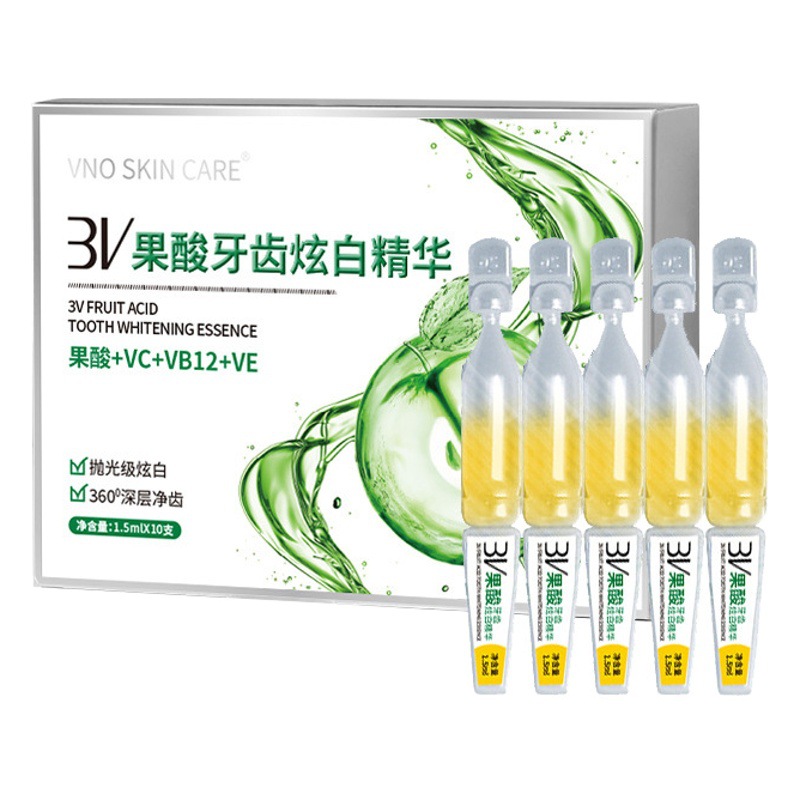 Cross-Border Popular Purple Teeth Whitening Strips to Remove Yellow Stains, Deep Cleaning, Color Correction, Optical Whitening Tooth Strips in Stock
