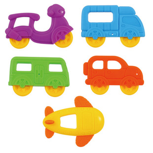 Cross-border export Southeast Asia baby toys can be boiled hand rattle can bite 3-6-12 months baby rattle