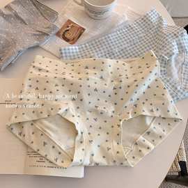 甜美10A抗菌加长裆纯棉舒适透气全包臀女士大码透气不勒平角裤