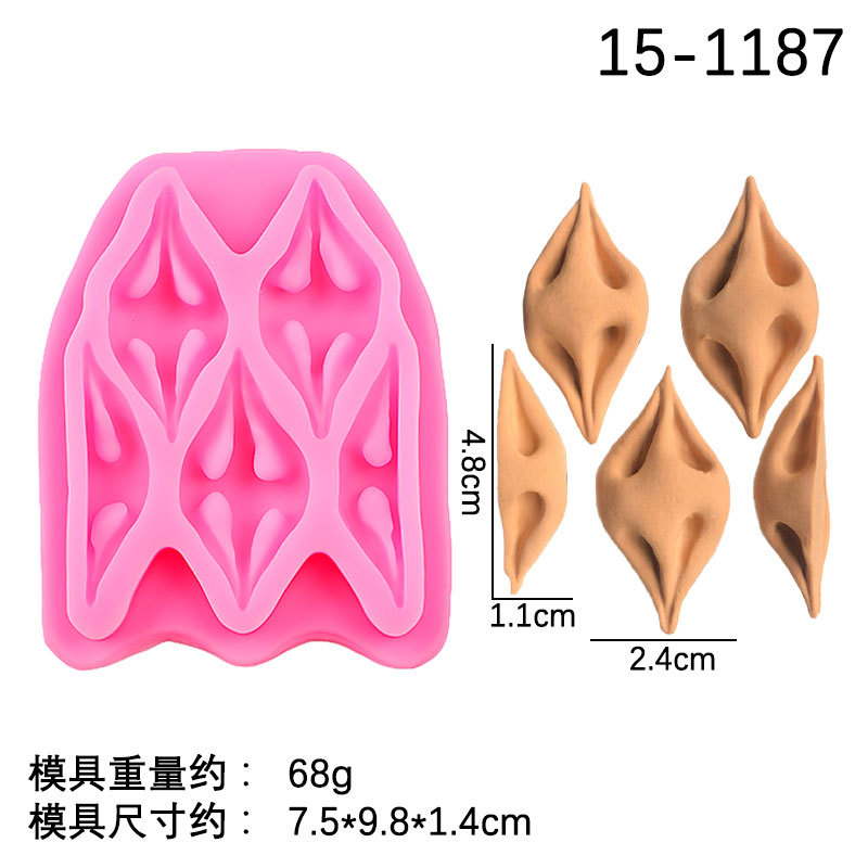 Patrón de estilo europeo colgante frontera forma de chocolate para hornear fondant cake Edge decoración de silicona epoxi molde