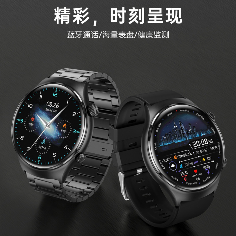 新しい watch4 スマートウォッチブラックテクノロジートップスポーツ多機能支払い NFC 防水ブレスレット BM06|undefined
