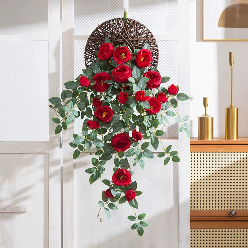 Настенный висящий цветок имитация цветок висячий цветок декоративный цветок висячий цветок поддельный зеленый цветок бионическая виноградная лоза искусственный цветок