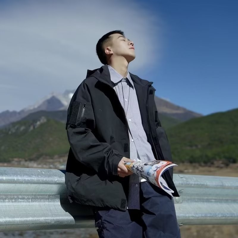 Nuevo 2024 primavera y otoño moda moda chaqueta de hombre estilo coreano tendencia top ropa de trabajo chaqueta de marca de moda ropa de hombre