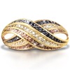 Ring, jewelry, accessory, wish, three colors, European style
