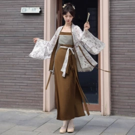汉服禅茶服;汉服套装;男式汉服
