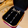 Advanced retro high quality earrings from pearl, European style, high-quality style, wholesale