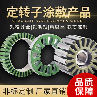 滑板车涂敷定转子扫地机家用电器铁芯转子电动工具永磁电机定转子