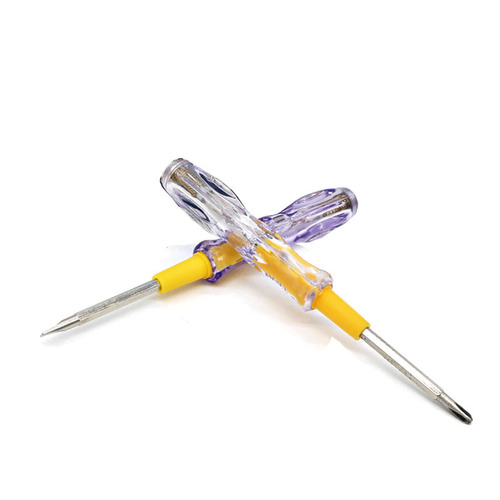 Wholesale double-head practical test pen strong magnetic steel batch dual-use test pen cross one-head household test pen