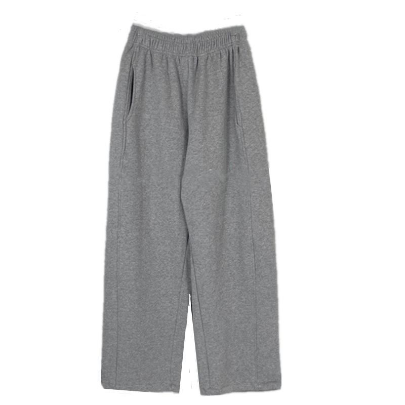 2025 primavera y otoño nuevo estilo versión coreana de los pantalones casuales delgados de todo fósforo sueltos y rectos, pantalones deportivos de dos desgaste, moda femenina image 10