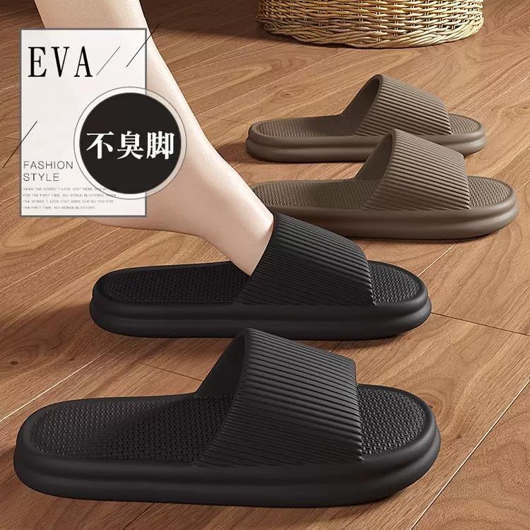 eva slippers bathroom men‘s shit feeling home non-slip non-stinky feet home indoor summer wholesale bath women