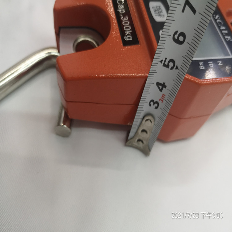 2021 báscula electrónica portátil báscula de gancho báscula de equipaje báscula de suspensión 300 kg exportación