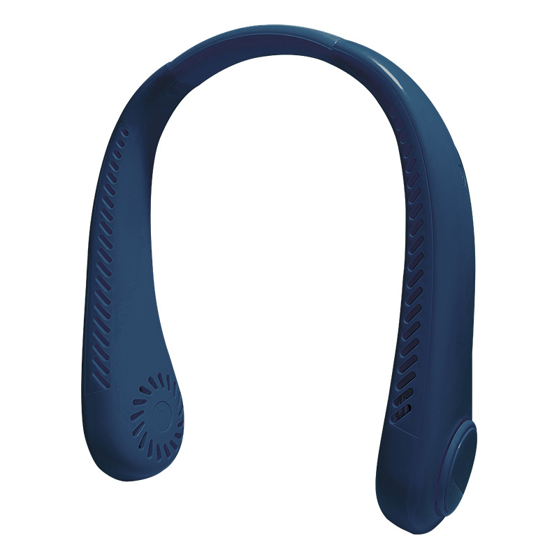 Nuevo ventilador de cuello colgante recargable para el hogar, ventilador pequeño usb para exteriores, mini ventilador de cuello colgante sin hojas portátil