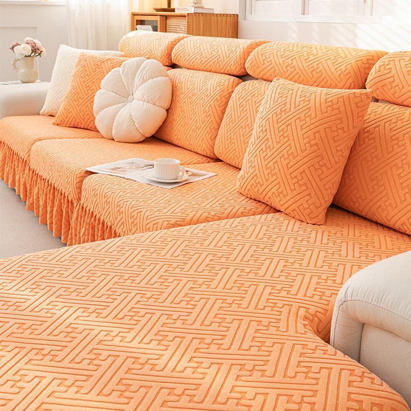 Funda de sofá universal antideslizante y elástica, protectora contra arañazos de gatos, para todas las estaciones.