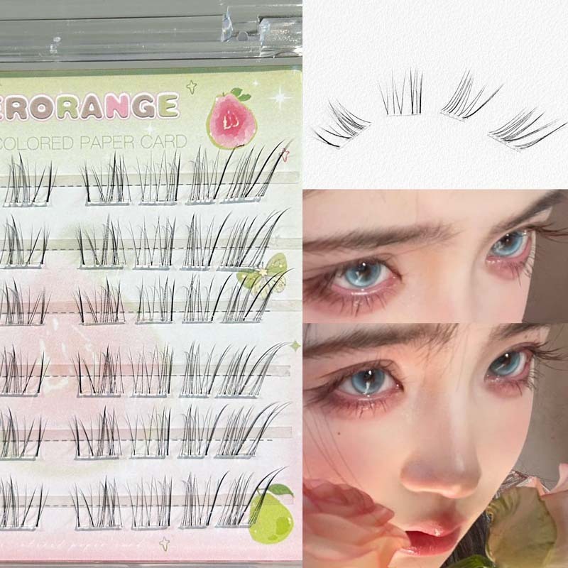 HERORANGE~清冷美人上睫毛网感上镜超大盒自然免胶自粘假睫毛跨境|undefined