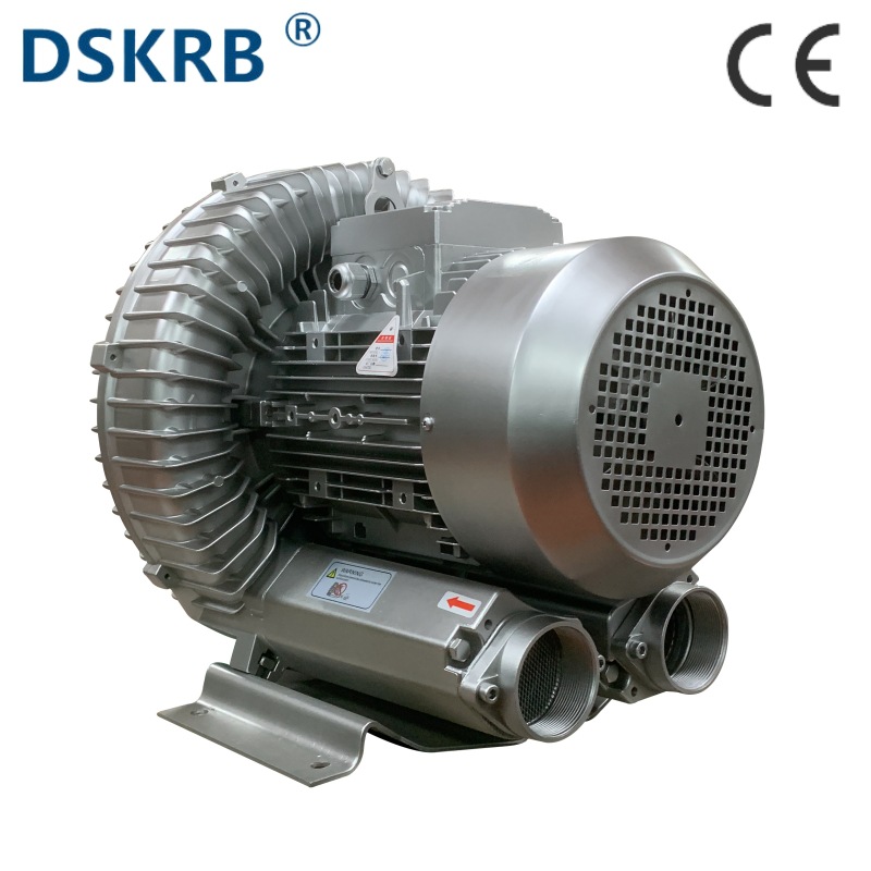 蟹塘增氧曝气风机 单叶轮5.5KW水产养殖虾塘增氧机 旋涡气泵