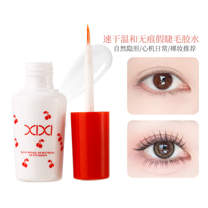 XIXI つけまつげ接着剤美しい目液体スタイリングクリーム二重まぶた透明長期的なスタイリングまつげ接着剤 J181|undefined
