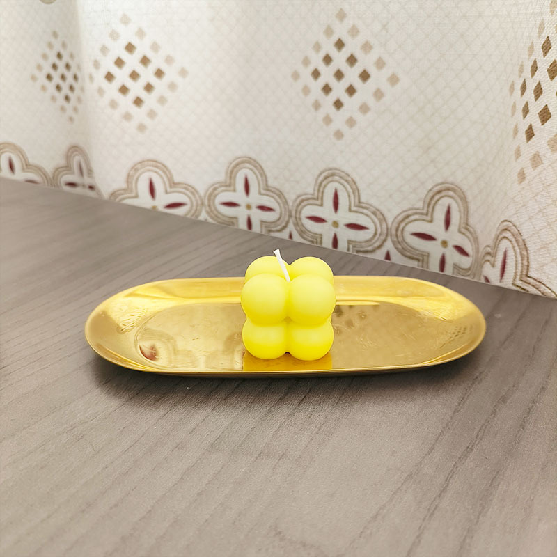 Fábrica en stock mini cubo aromaterapia vela regalo creativo decoración del hogar Accesorios de tiro pequeño cubo vela