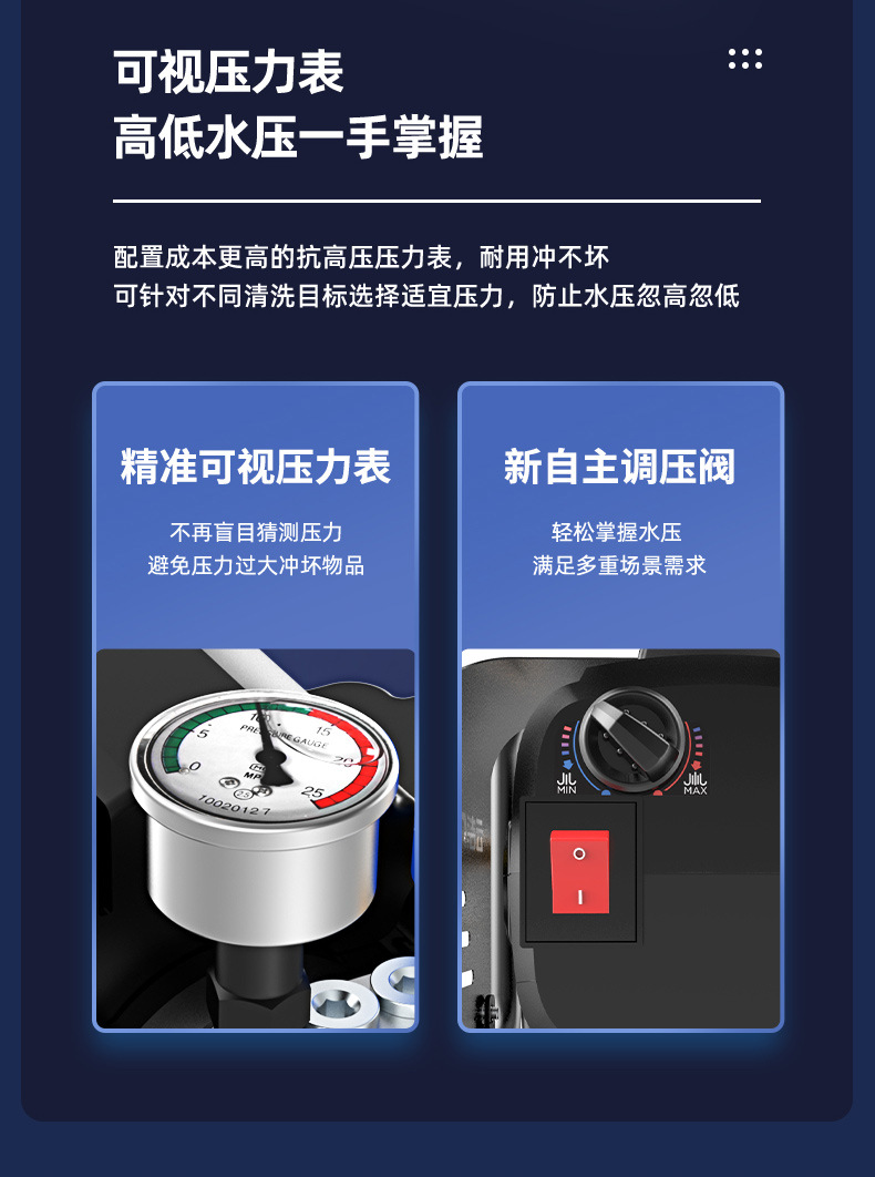 Car Washing Machine 220V Household High-Pressure High-Power Cleaning Machine Supercharged Water Gun Car Powerful Floor Washing Artifact Water Wholesale