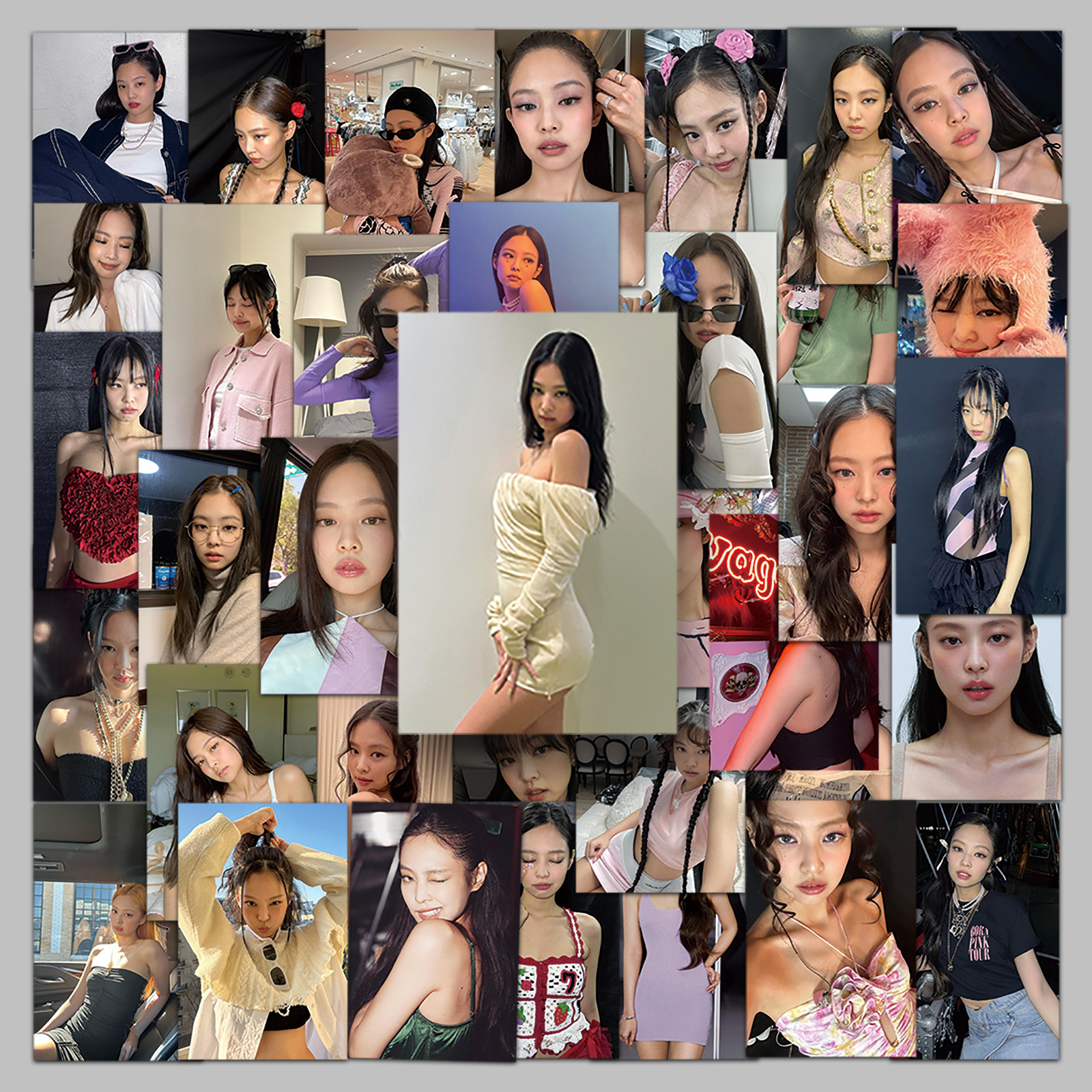 53張jennie金智妮手機殼貼紙blackpink韓國明星周邊電腦裝飾防水