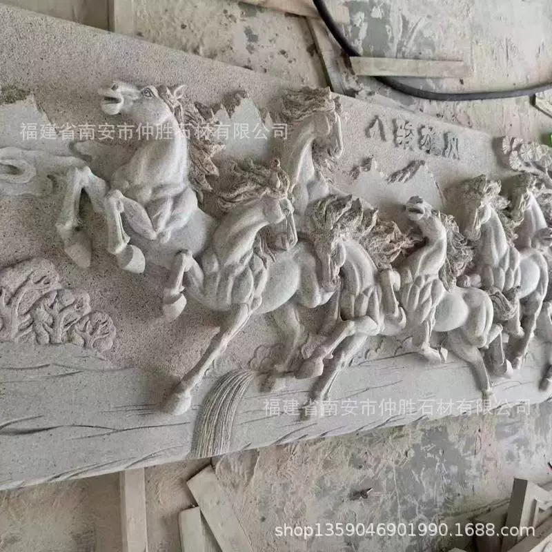 Bajun Xiongfeng европейский стиль белого мрамора декоративные рельефные стены