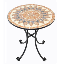 特价桌椅 欧式田园风格铁艺马赛克桌椅 户外桌椅 阳台桌椅 现货