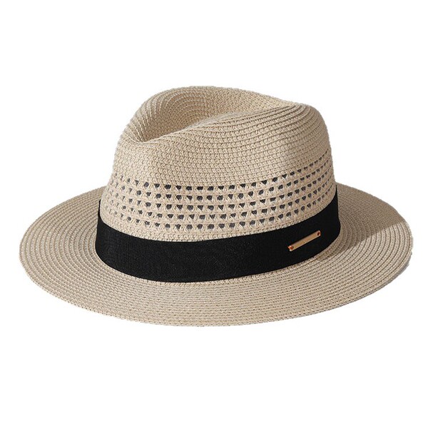 straw summer beach fashionable hat