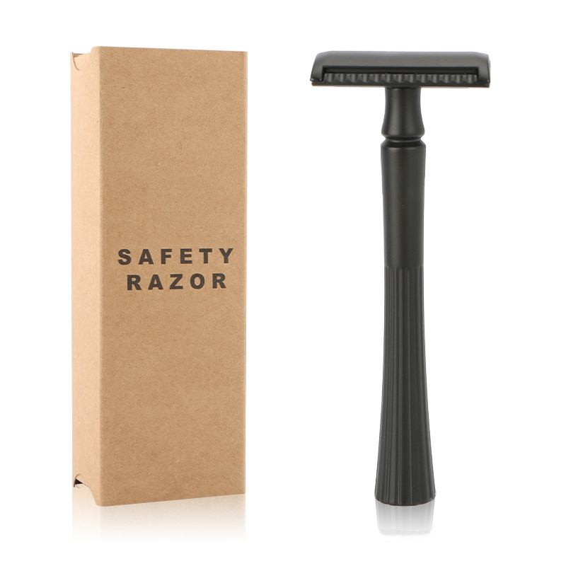 Amazon hot manual old-fashioned razor men's Shaver old-fashioned metal razor double-sided razor