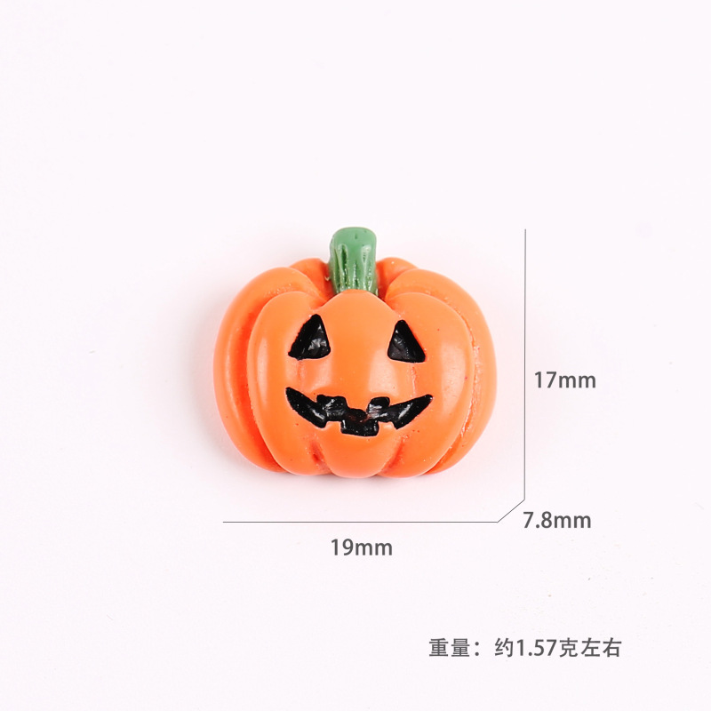 樹脂アクセサリーハロウィンカボチャハロウィン装飾 diy 接着剤携帯電話ケースステッカープラスチックカップ装飾アクセサリー卸売|undefined