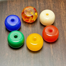 12x8仿蜜蜡隔珠 星月菩提配饰桶珠 diy散珠配件手工服饰材料批发