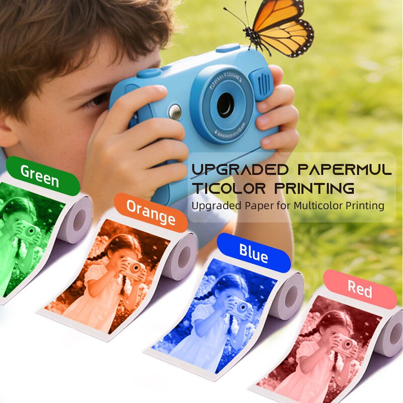 Cross-Border New Model of Children's Instant Camera That Can Print Color Photos, High-Definition Dual-Camera Instant Imaging Toy Camera Cross-Border New Model of Children's Instant Camera That Can Print Color Photos, High-Definition Dual-Camera Instant Imaging Toy Camera