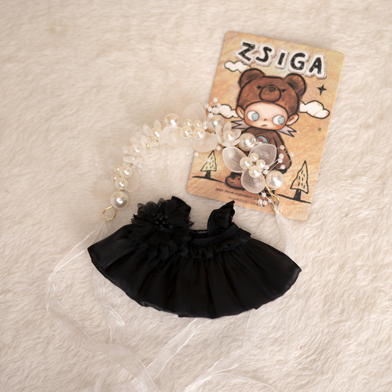 泡泡玛特Zsiga向往之处BJD娃衣珍珠花苞裙关节娃娃嘎子姐衣服套装|undefined