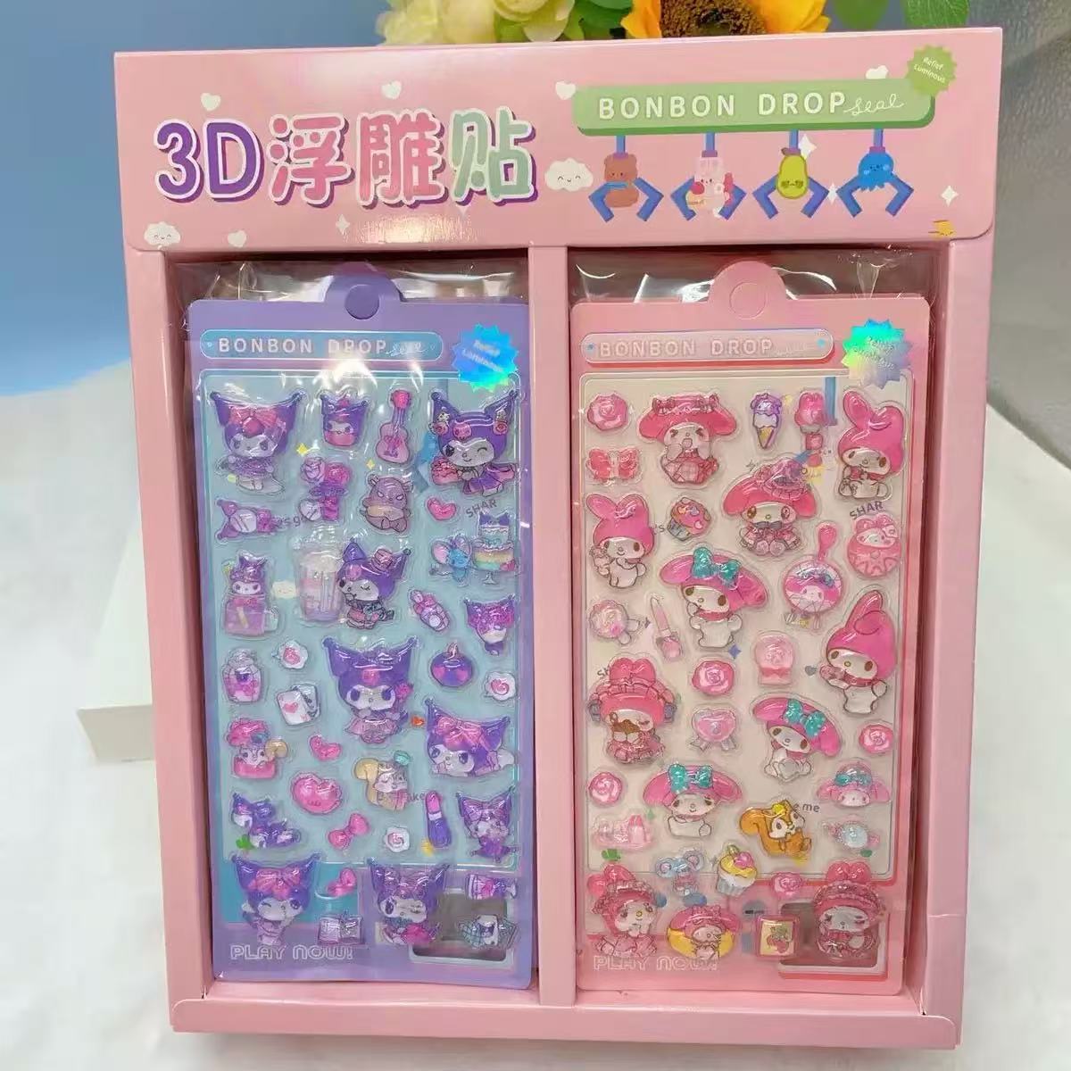 サンリオステッカー 高品質 クロミ シェイクウォーターステッカー 子供DIYデコレーション 小さな模様ステッカー