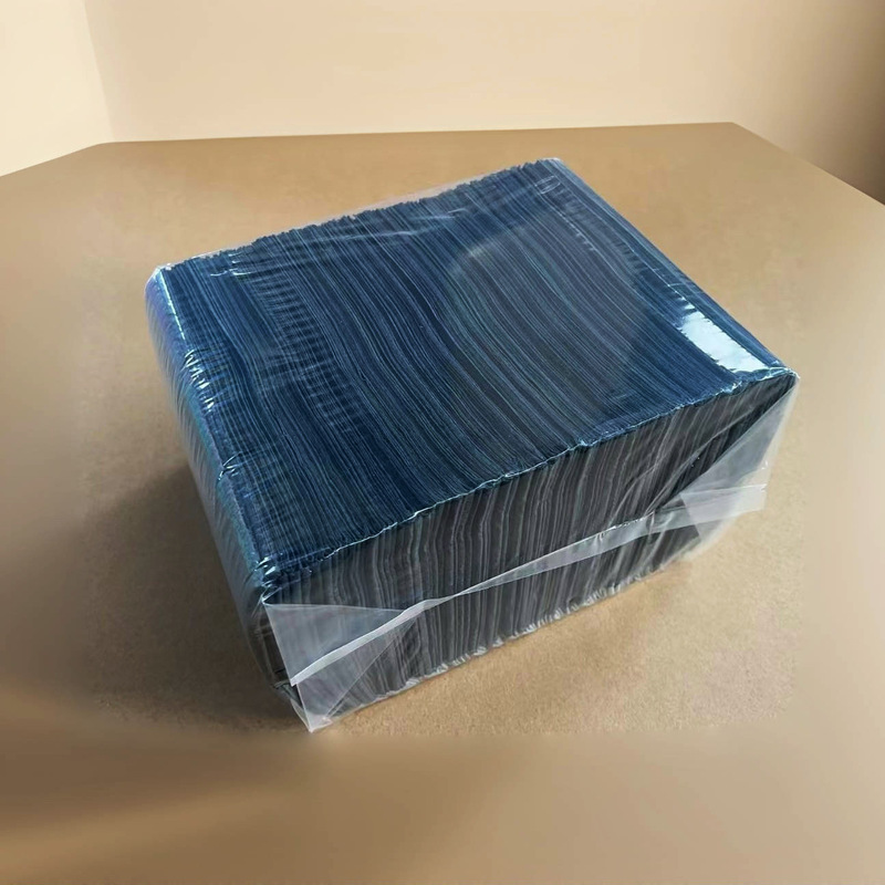 Factory Wholesale Tattoo and Manicure Tablecloth Black 125 Pieces Per Piece Disposable Cleaning Pads for Tattooing and Embroidery