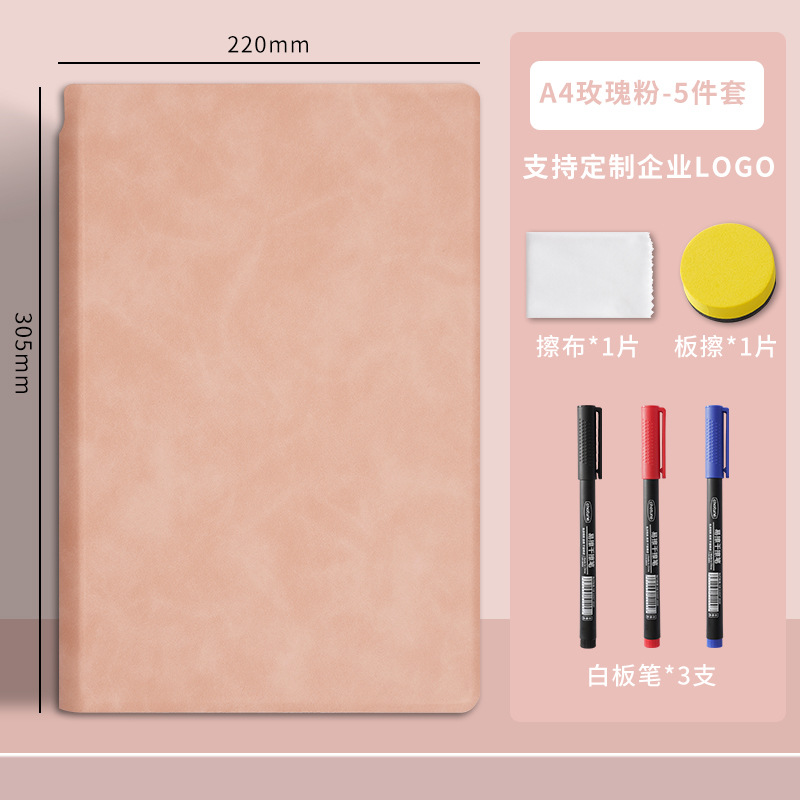 WordPad puede eliminar el tablero de escritura a mano A5 borrable, tablero de plan de oficina, pizarra de notas portátil, pizarra suave