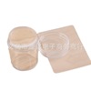 Transparent silica gel hair band for manicure, seal, tools set, 3.8cm