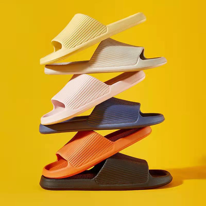 Slippers for Women in Summer, Simple Indoor Bathing, Bathroom, Home, B&B, Hotel, Couple Sandals, Men's Outdoor Wear