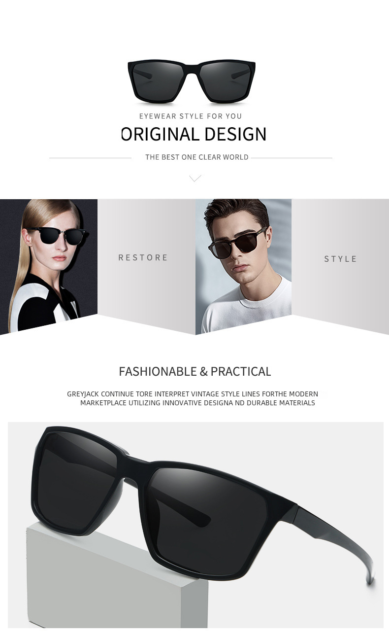 2024 Nei polariséiert Männer Sonnebrëller Europäesch an Amerikanesch grenziwwerschreidend Sonnebrëller Sport Vëlosbrëller TR90 Faarfännerend Brëller Grousshandel_voghion.com