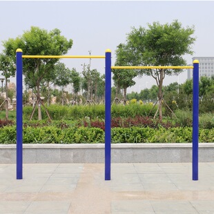 Factory direct supply horizontal bars parallel bars high uneven bars rib wooden frame outdoor fitness equipment Community School fitness horizontal bar