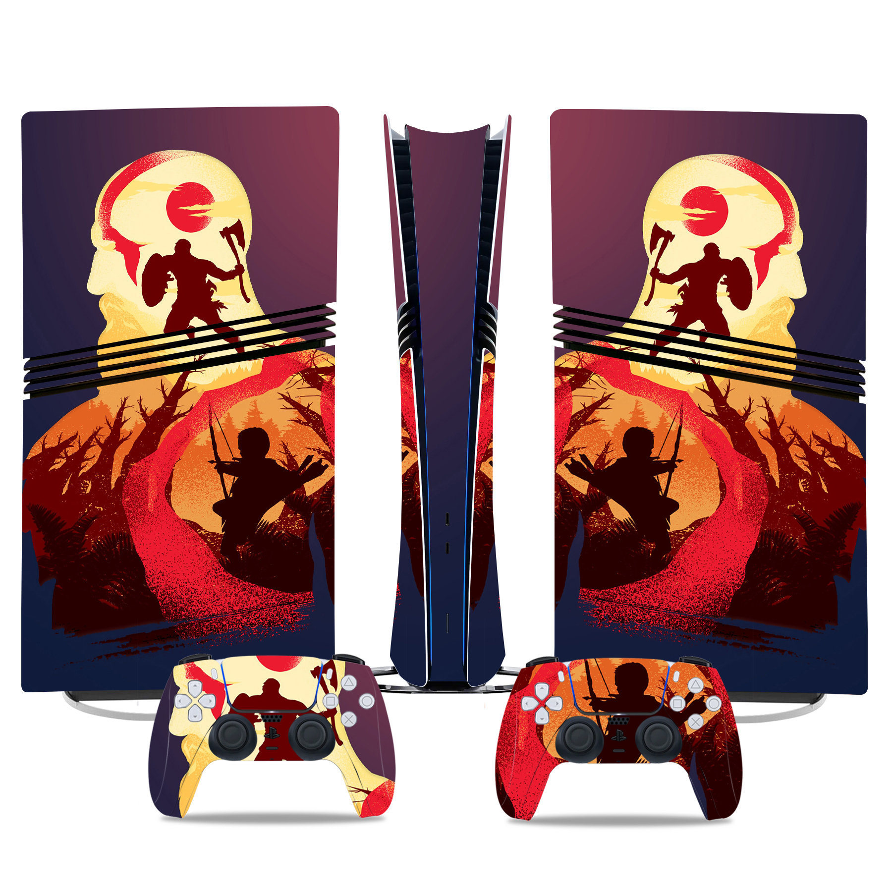 PS5 Pro pegatinas pegatinas de consola pegatinas de moda pegatinas de color God of War Call of Duty