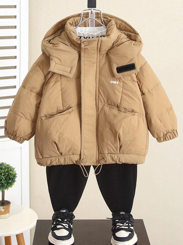 6902 chaqueta de plumón de pato blanco para niños chaqueta de algodón grueso para niños 2025 nueva ropa de invierno ropa de algodón para bebés de moda