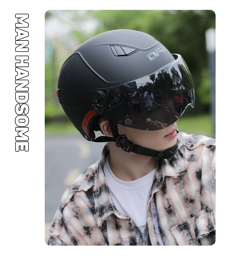 2025 New 3C Standard Electric Vehicle Helmet Summer Sunscreen