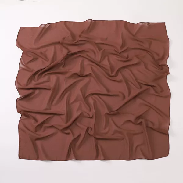 Acrylic, chocolate-brown color