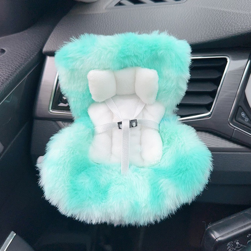 17cmlabubu ペンダント、かわいい車の装飾品、カスタマイズされた色の人形周辺アクセサリー、空気出口に適しています。|undefined