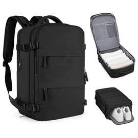 现货亚马逊双肩背包小型旅行包大容量出差便携行李包学生电脑书包