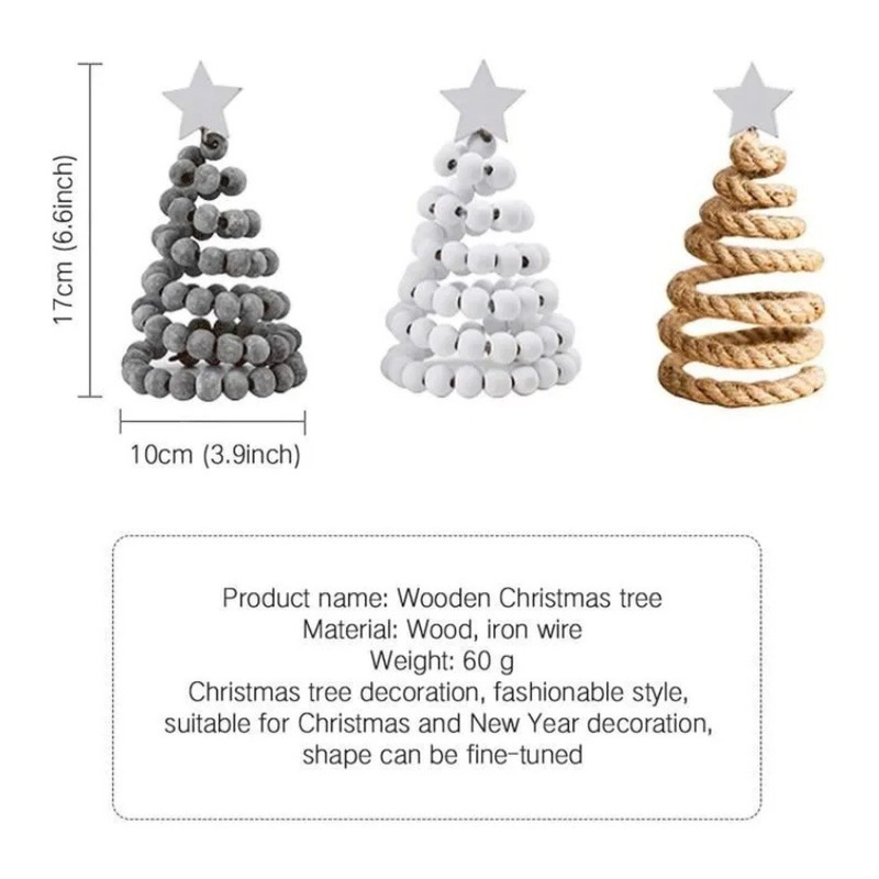 クリスマス装飾クリスマス装飾アイデア北欧ins木製クリスマスツリーデスクトップ装飾装飾|undefined