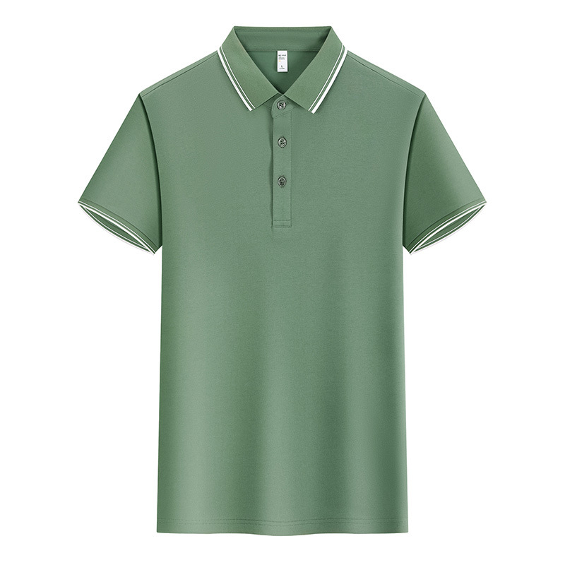 Ropa de hombre 7A antibacteriano, antiestático, antiultravioleta, sensación fresca, polo de manga corta, ropa de trabajo, polo de verano, logotipo personalizado