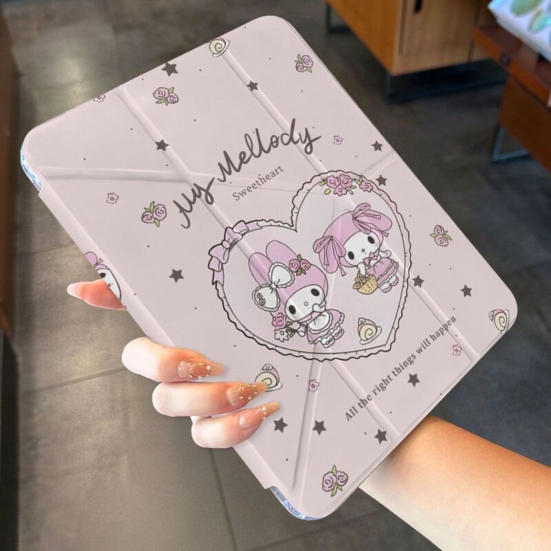 Pink Love Melody iPad A16 Tablet 10/9/8 Generation Air6 Protective Case Pro 11inch Mini Protective Case Pink Love Melody iPad A16 Tablet 10/9/8 Generation Air6 Protective Case Pro 11inch Mini Protective Case
