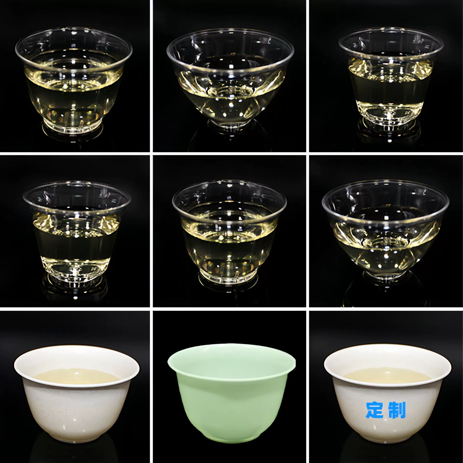 Жесткая чашка для шелухи риса, одноразовая чайная чашка, маленькая чашка для чая кунг-фу, толстая, устойчивая к высоким температурам, деградационная маленькая чашка для чая